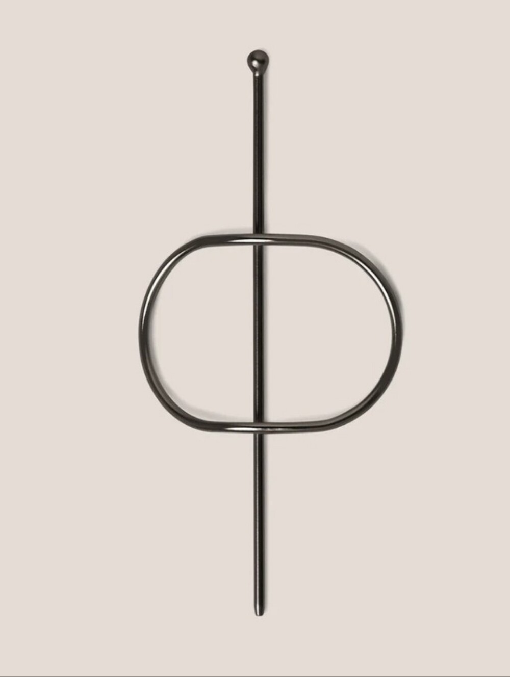 The Hair Edit Hoop & Pin Metal Loop Barrette. NIP - Picture 2 of 9
